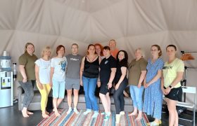 Психологічна підтримка та реабілітація на тему «Ментальне здоров’я та відновлення тіла» в УЖВ ХАБ Бородянка 10 серпня 2024 року