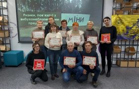 3 листопада 2024 року відбувся тренінг із протимінної безпеки для спільноти громадської організації родин загиблих захисників України «Серце нАЗОВні»