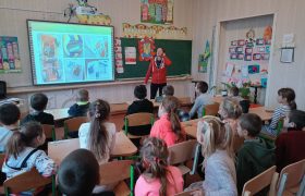 Тренінг із протимінної безпеки для учнів 1-4 класів Мирчанської гімназії Бучанського району Київської області. 5 грудня 2024 року