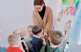Заняття "Підготовка до школи" в УЖВ ХАБ Бородянка 14 грудня 2024 року
