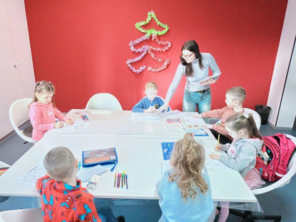 Заняття "Підготовка до школи" в УЖВ ХАБ Бородянка 21 грудня 2024 року