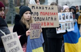 акція на підтримку полонених та зниклих безвісти у Вінниці