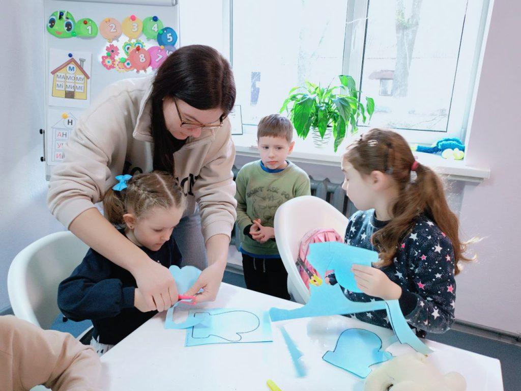 Заняття "Підготовка до школи" в УЖВ ХАБ Бородянка 4 січня 2025 року