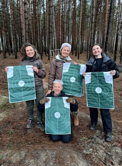 Триває курс «Підготовка населення до національного спротиву» для членкинь Української Жіночої Варти. Січень 2025 рік