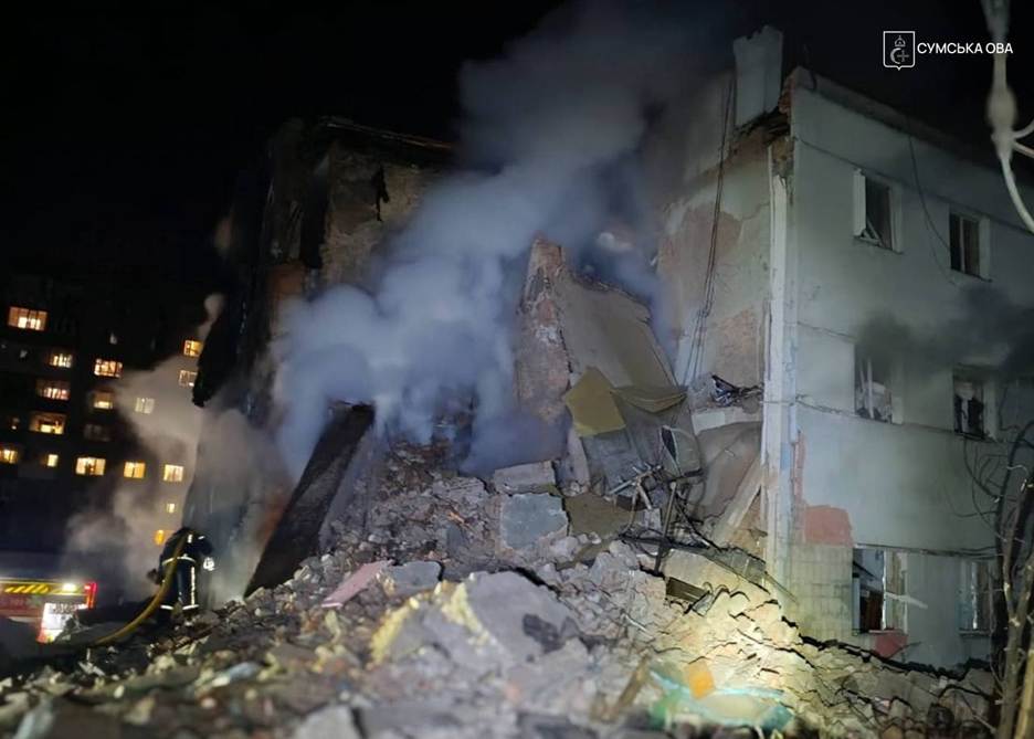 Aftermath of russian attack on Shostka overnight on 30 May 2026. Photo: Sumy Regional Military Administration
