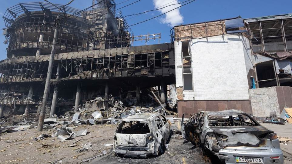 he ‘Kvadrat’ shopping centre following the russian shelling of Kyiv, 24 May 2026. Photo: Volodymyr Zelenskyy