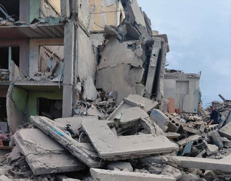 House destroyed as a result of airstrikes on Prykolotne in Kharkiv region, 18 June 2026. Photo: Yevhen Shapoval/Facebook