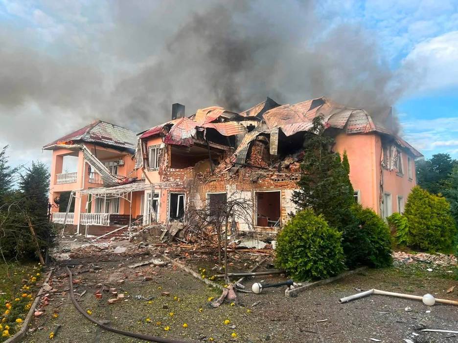 Aftermath of the russian strikes on Chernihiv oblast, 24 July 2026. Photo: Chernihiv Regional Military Administration