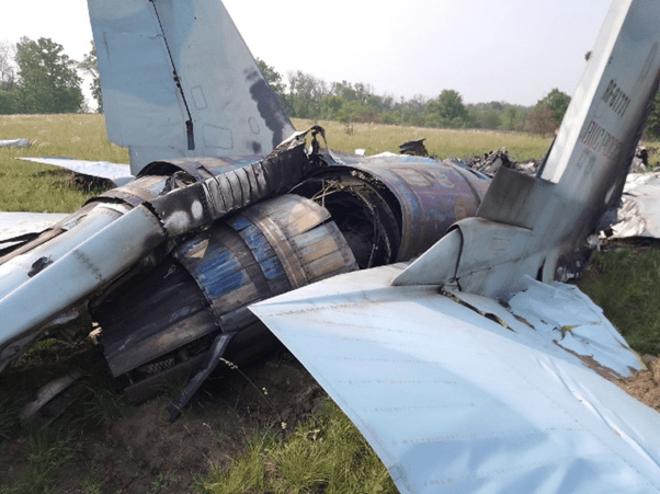 На Харківщині виявили уламки збитого російського Су-30СМ Україна