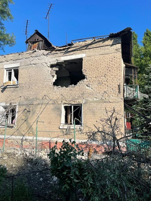 Am 27. Juli am Morgen haben russische Angreifer dreimal mit Raketen gegen die Stadt Torezk geschlagen und noch ein Raketenangriff war gegen die Stadt Awdijiwka im Donezk Gebiet. photo 1